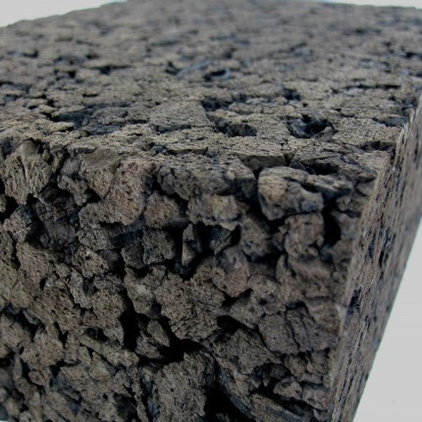 Dark cork decoy carving block